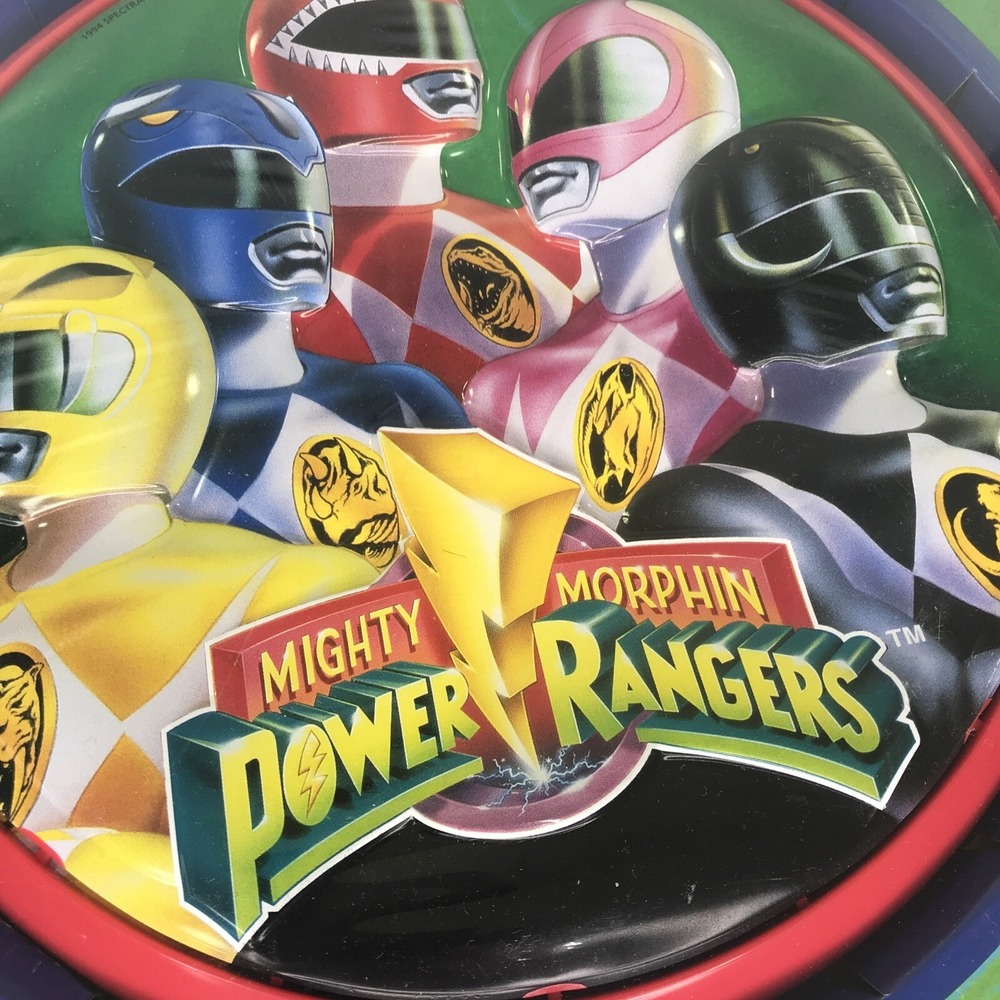 Spectra Star Flying Disc Unisex 9in Green Power Rangers 3D Vintage 1994 Toy 8346 - Picture 2 of 6
